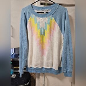NWT New Wildfox sz Small S light blue pastel sweatshirt